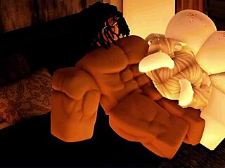 Fucking candy in her cosplay bunny outfit