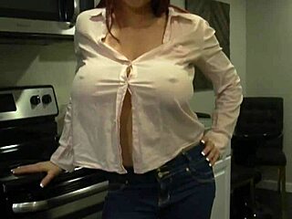 fucking big titty wifey in the kitchen