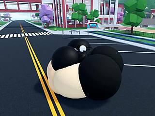 My thicc avatar shakes big ass while dancing for you