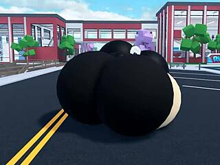 My thicc avatar shakes big ass while dancing for you