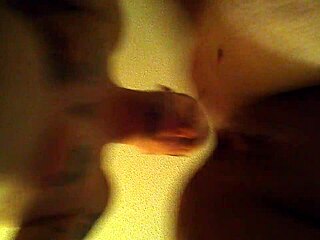 Gay bareback quickie doggystyle in living room.