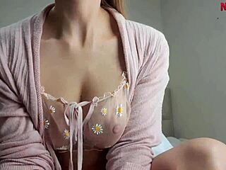 Guided jerk off with naughty blonde Brazilian tits