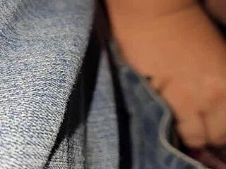 the milf gave a full blowjob at the concert in the truck