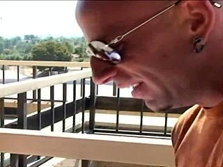 Hunter Bryce, hot chick with perfect boobs, gets creampie!