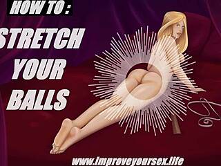 Ball stretching audio JOI - how to stretch for men