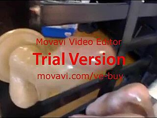 Solo Ebony Squirting in Intense Masturbation Session