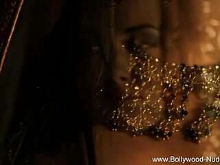Indian Goddess Performs Erotic Striptease Revealing Nude Body