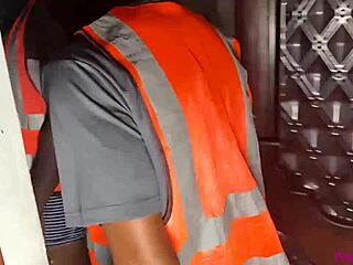 Ebony Woman Offers Payment to Engineers