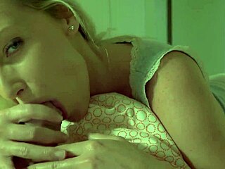 Blonde milf delivers intense pov blowjob on your morning hard cock with deep sucking and oral action.