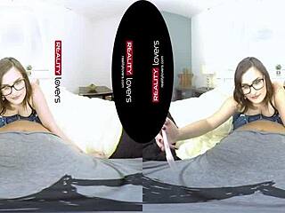 Young tattooed German chubby feels intense pleasure in POV cowgirl.