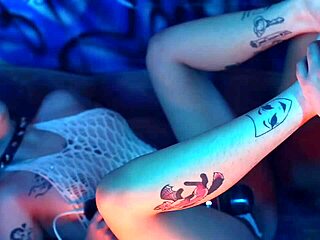 Exploring lesbian strap-on play with foot tickling fetish and toe sucking moments.