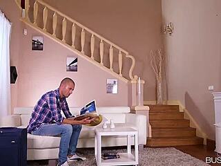 Busty lovers cant wait to join cristina miller for some titty fucking