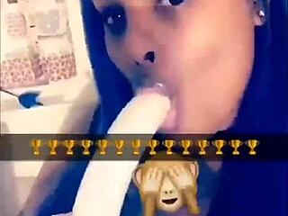 Butta Performs Banana Blowjob in Compilation