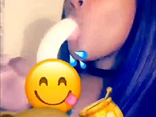 Butta Performs Banana Blowjob in Compilation