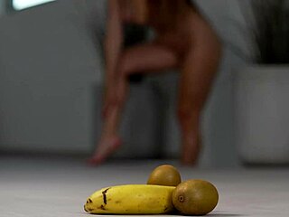Petite Girl Crushes Fruits With High Heels Hot Footfetish