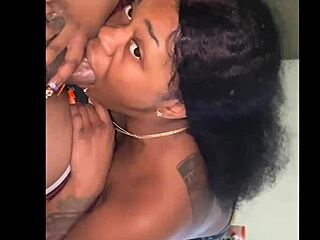 Old Time Favorite Sloppy Toppy Vid With Big Black Cock Ball Licking