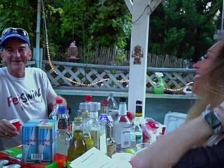 Fetswing Diaries Season 6 Episode 4 - Big Balls Chris Bent Over For Huge Skinny Couple Fucking Muff Diving