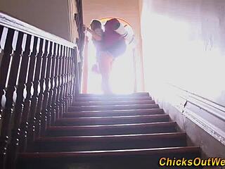 My Aussie girlfriend sucks cock like a pro and gets creampied hard. Her hairy slit takes every drop.