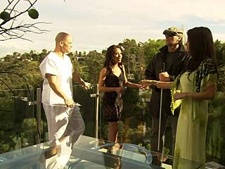 beauty brunette milf mom fucked in her home with a cumshot