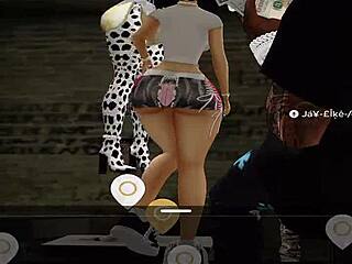 Big Booty Latina Bitch Twerks at Party, Showing Big Tits and Ass for Jerk Off Instructions