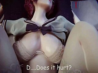 Look at these beautiful big tits on the milf taking a monster cock.