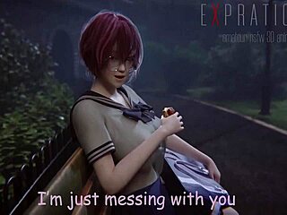 이 미لف의 아름다운 큰 가슴 괴물 자지 받아