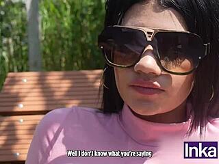 i made strong confessions to embarrass the colombian whore before fucking her