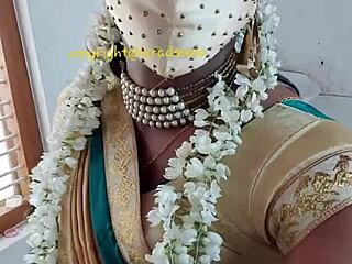 Indian crossdresser Lara Dsouza in saree