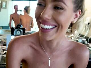 Nicole Aniston fucks every man she dates hard