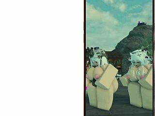 Cute Military Girl And Cow Girl Dancing In Roblox