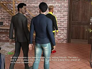 Erotic scene with curvy woman in outfit doing 69 position