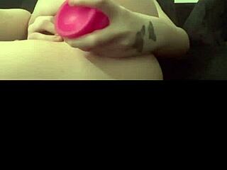 horny british brunette girlfriend squirts during solo masturbation