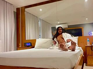 Young girl takes black big cock in ass and mouth