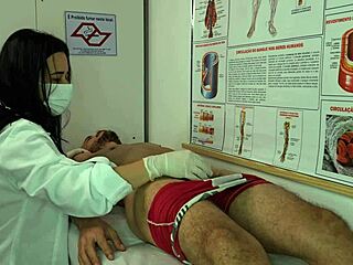 i get so excited licking this cute young patient's natural tits big ass in blowjob workout.