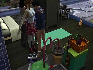 Hinting at Step Brother and Step Sister Wild Group Encounter in Orgy Reupload