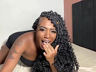 She Instructs Jerk Off While Touching Her Pussy.