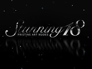 tanned blonde teen becky enjoys various toys on her smooth body