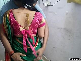 Indian Desi Bhabhi Feels Intense Emotions During Saree Fucking