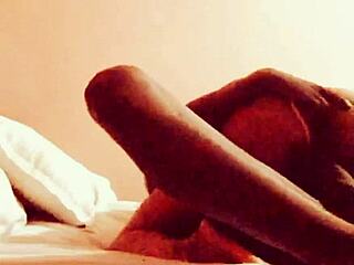 Brunette deepthroats monster cock and rides big black dick