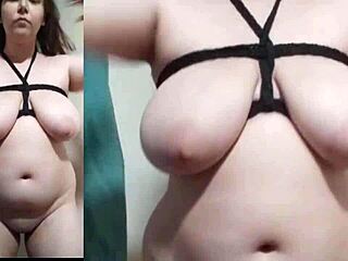 Horny Slut Plays With Bondage!