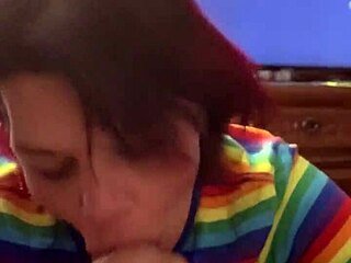 cheating milf deepthroats that big black cock?