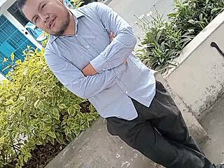 Sexy peruvian universitaria picks up stranger on street. 'Wanna fuck my big ass?' Full anal with cumshot