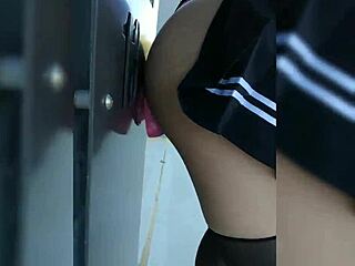 fucking my dildo outside neighbors house