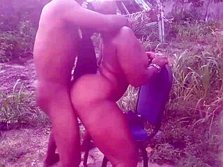 Epic Heavyweight Outdoor Bush Fuck Pt2