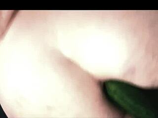 Ever seen a wild compilation of cucumber and double penetration action?