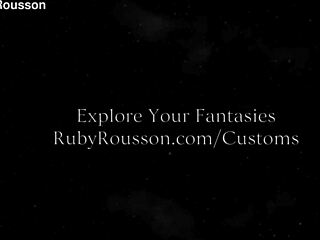 Oiled chaste boyfriend dominates with intense femdom actions in cage.