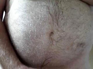 Happy hairy big belly me masturbating, of course! Want to watch?