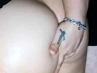 the cute colombian bride asks her tattooed neighbor to fill her big tits pussy with cum