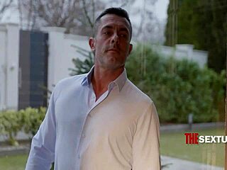 Tiny girl invites peeping stranger for some anal action!