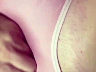 hot blonde shows off her tits 😍